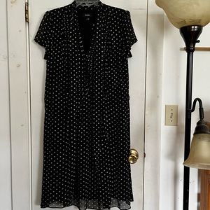 MSK babydoll polka dot dress